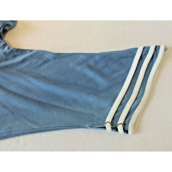 Fluide Paris Vintage 80s Womens Blue Knix Blouse Pullover Flowing Top Size XL - Picture 4 of 8